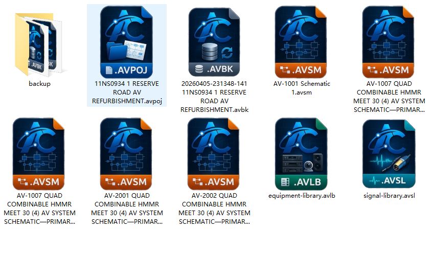 Arclyn custom project file formats and icons